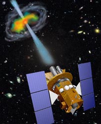 artist conception of Swift and a gamma-ray
burst