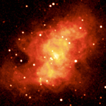 infrared image of Crab Nebula