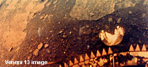 Image of the surface of Venus